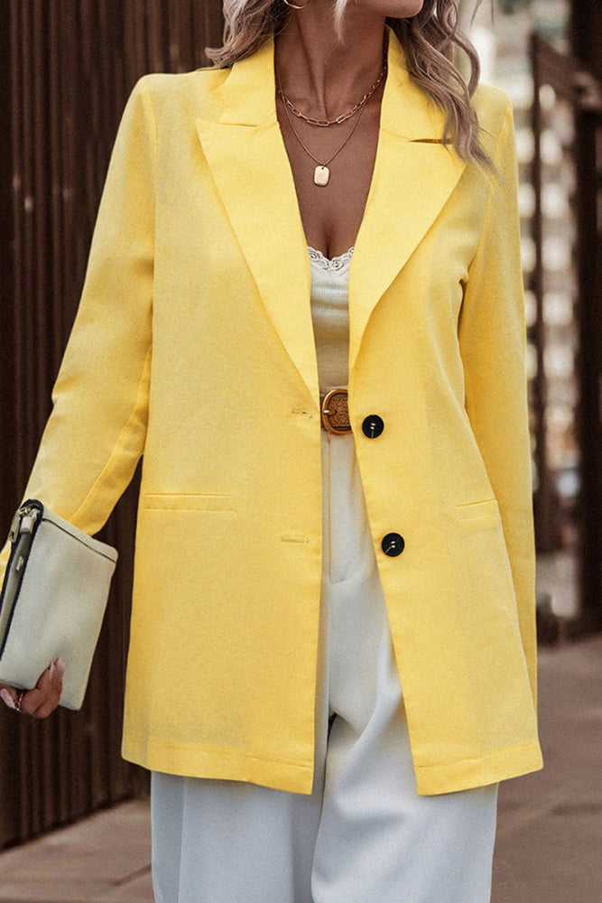 Two-Button Longline Blazer
