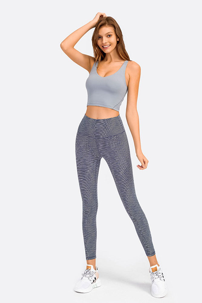 Deep V-Neck Crop Sports Bra - MiAmorDeluxe
