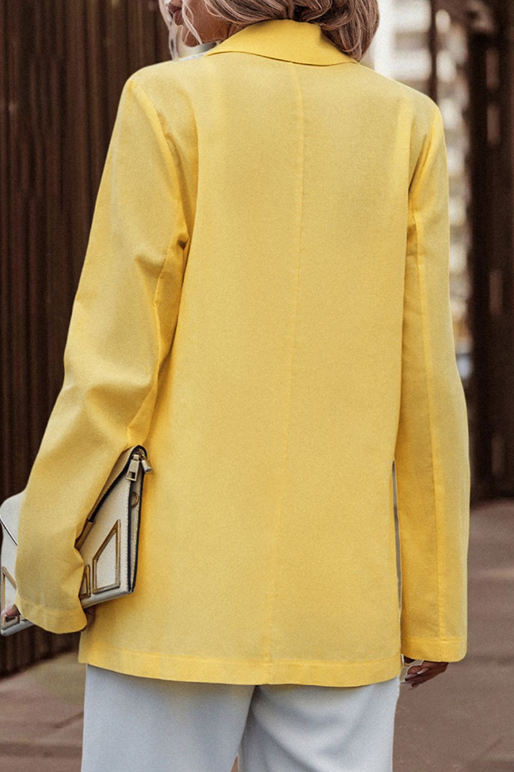 Two-Button Longline Blazer