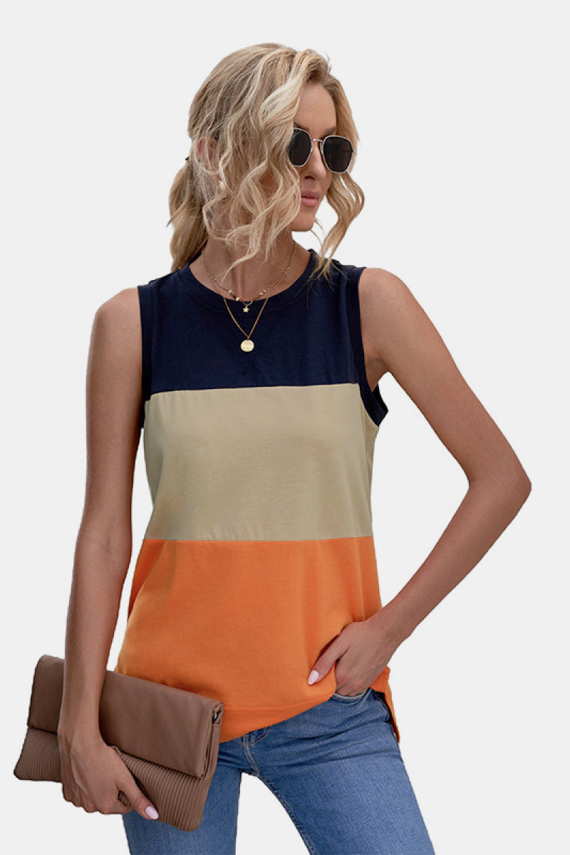 Color Block Tank Top - MiAmorDeluxe